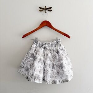 WHEAT Floral Patterned Layered Kids Skirt size 6 years